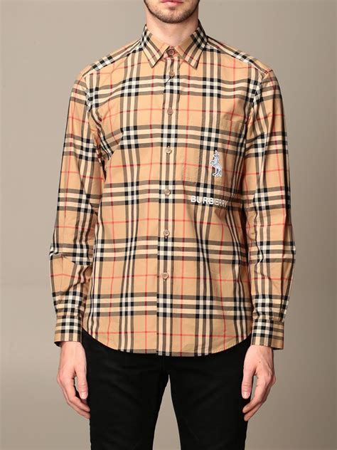 men's burberry logo|Burberry men's shirts clearance.